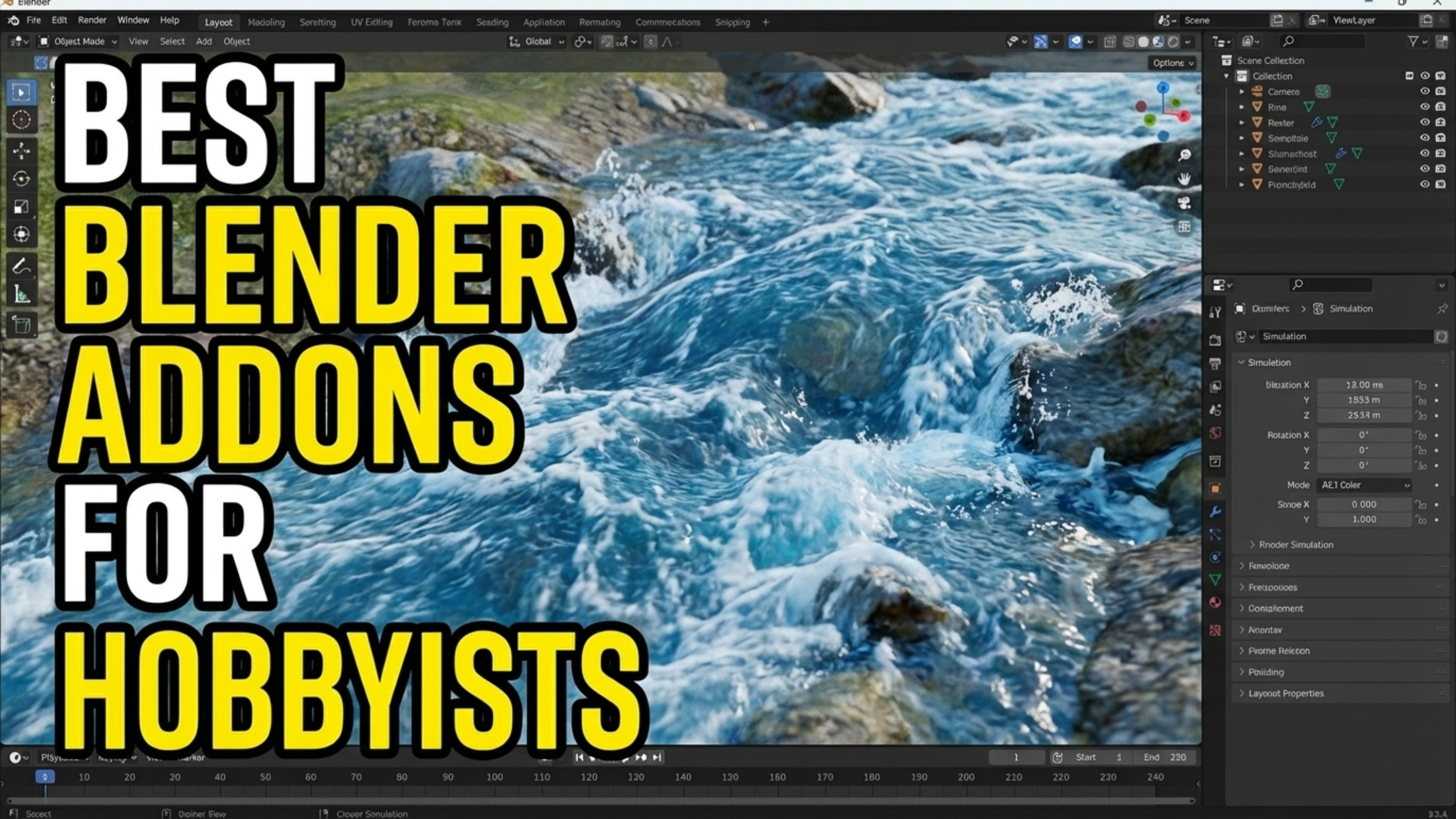 best blender addons for hobbyists 