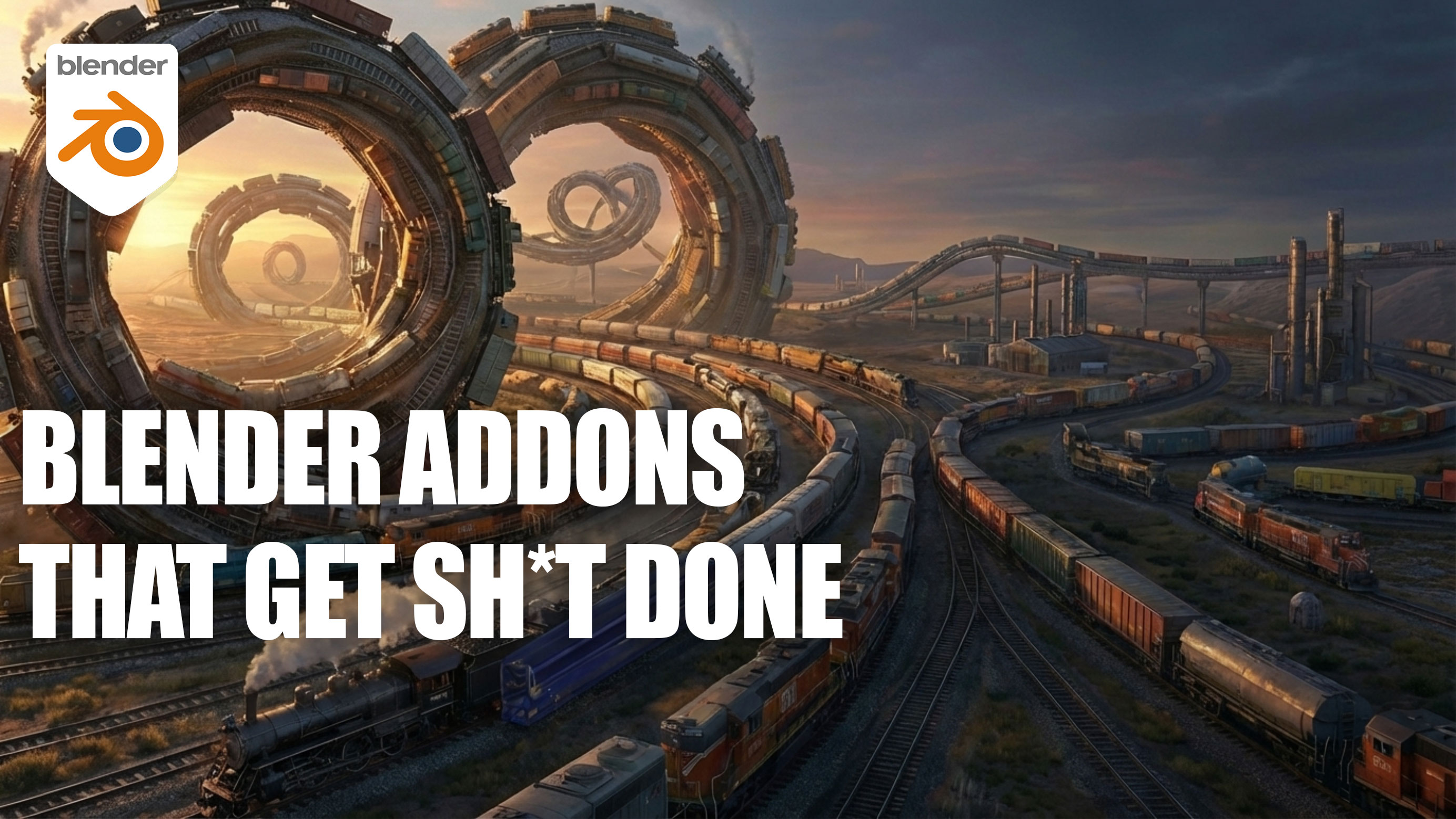Best addons for getting sh*t done in blender