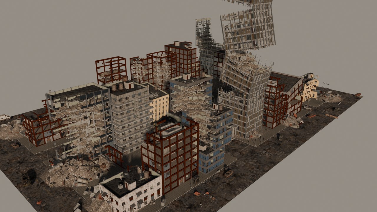 The same city destroyed