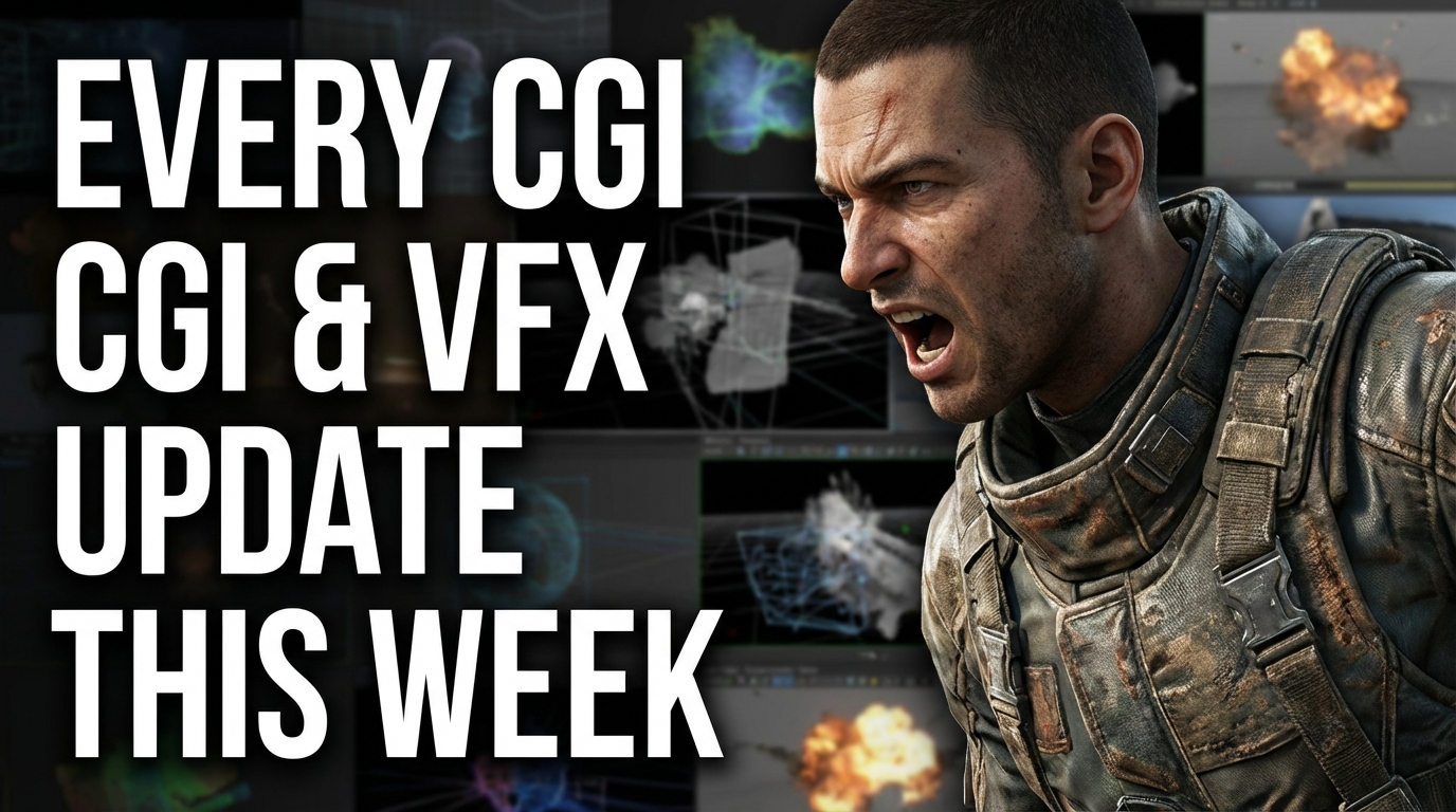 Every cgi & vfx news that happened this week