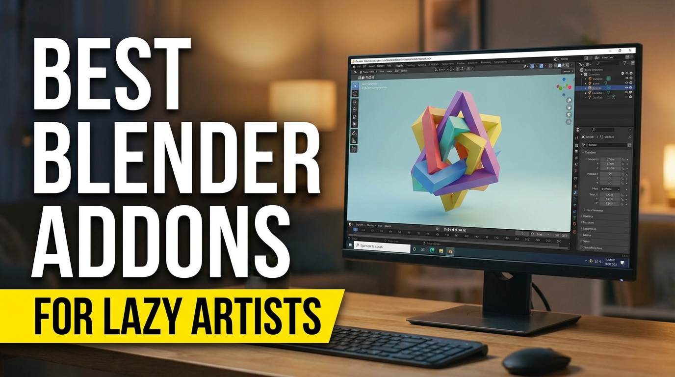 best blender addons for lazy artists